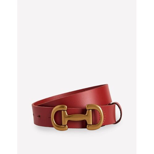 Ceinture Iris  Mors En Cuir-Rouge