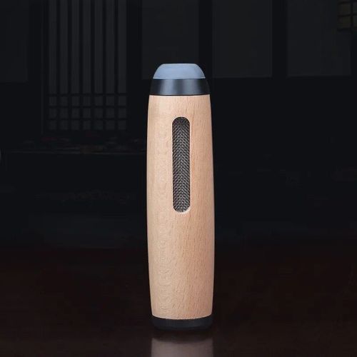 Cendrier De Poche Portable Pour Voiture,Accessoires Pour Fumeurs,Support En Bois,Couverture De Suie Ennuyeuse,Cadeau - Type Black Ashtray
