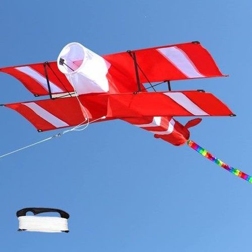 Cerf-Volant 3d  Faire Soi-Mme Pour S'amuser En Plein Air - Comprend Une Ligne Et Une Poigne De 100 M, Parfait Pour Le Sport Et Le Jeu !