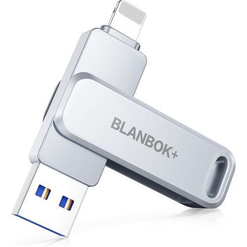 Certifi Apple MFI Cl USB 512Go pour iPhone, Photostick Omni Lighting, USB C Stockage Externe, Compatible avec iPhone,iPad Mac Type C et PC.[G481]
