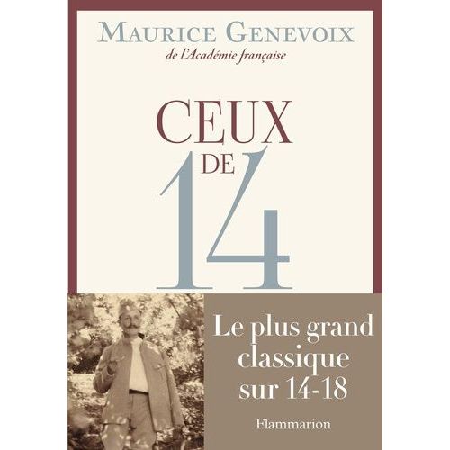 Ceux De 14   de Genevoix Maurice  Format Grand Format 