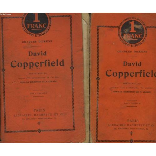 David Copperfield - 2 Tomes de Charles Dickens