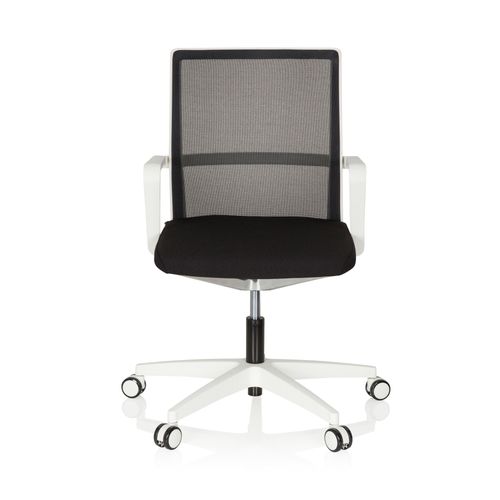 Chaise De Bureau / Chaise Bureau Move-Tec Net 3d Tissu Maille Blanc / Noir Hjh Office