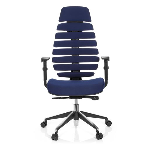 Chaise De Bureau / Chaise Pivotante Ergo Line Ii Pro Tissu Bleu Hjh Office