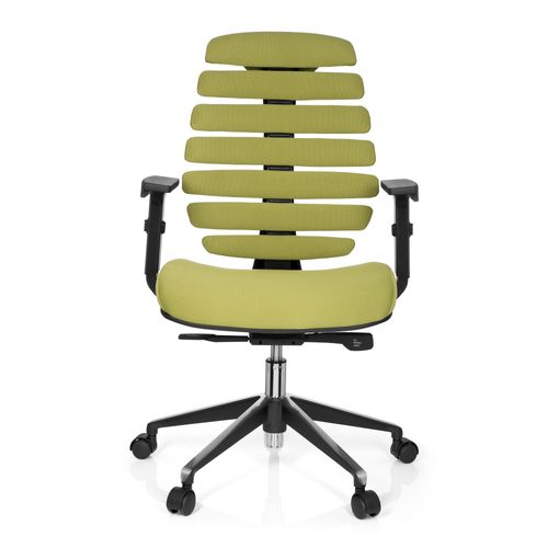 Chaise De Bureau / Chaise Pivotante Ergo Line Ii Tissu Vert Hjh Office