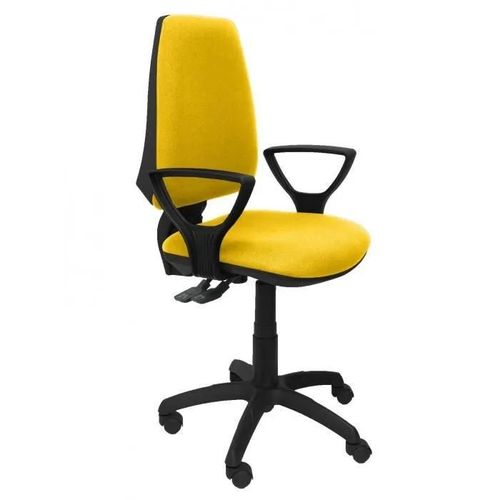 Chaise De Bureau Ergonomique Piqueras Y Crespo - Modle 14sbali100bgolf Cp - Jaune - Tissu - Mcanisme Synchrone