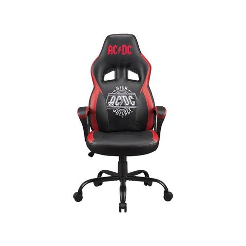 Subsonic  Chaise Gaming Ac/Dc Chaise De Bureau, Fauteuil Gamer, Assise  Bascule, Dossier Ergonomique - Noir