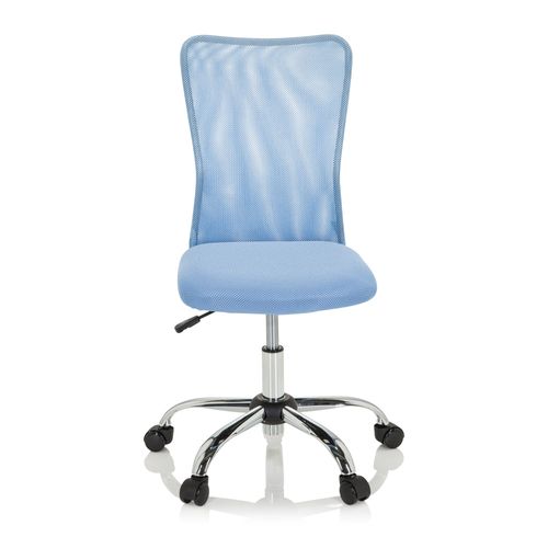 Chaise De Bureau Pour Enfant Kiddy Net I Tissu Maille Bleu Hjh Office