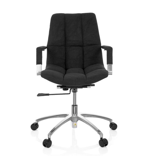 Chaise De Bureau / Siege Pivotant Saranto Tissu Noir Hjh Office