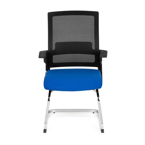 Chaise De Confrence / Chaise  Pitement Luge / Sige Inventor V Tissu Noir / Bleu Hjh Office