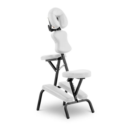 Chaise De Massage Pliante Couleur Acier Blanc Helloshop26 14_0000885