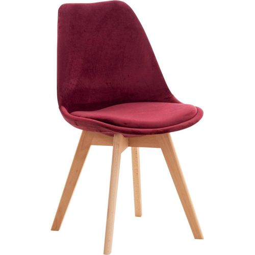 Chaise De Salle  Manger / Cuisine Linares Bordeaux/Velours