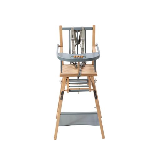 Chaise Haute volutive Marcel Hybride Bleu Gris - Combelle
