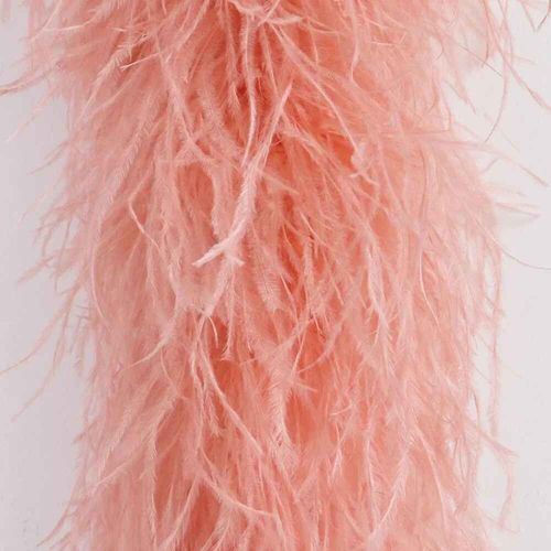 Chle Boa En Plumes D'autruche Pour La Couture,Garniture Pour Robe,Chemise,Haut,Vtements De Danse,Manches En Plumes,Ceinture,charpe,2m,1-10 Rle - Type Rose-4ply #A