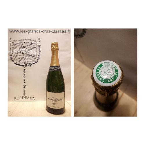Champagne Frdric Pougeoise Et Filles - Blanc De Blancs - 1er Cru - 1 X 75 Cl - Blanc Effervescent