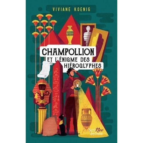 Champollion Et L'nigme Des Hiroglyphes   de Koenig Viviane  Format Beau livre 