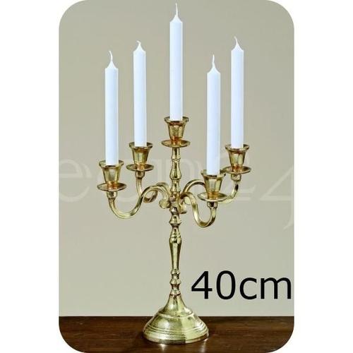 Chandelier 5 Flammes Victoria Dor 40 Cm