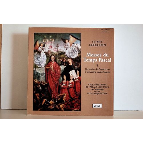 Chant Gregorien : Messes Du Temps Pascal / 1.Dimanche De Quasimodo - Choeur Des Moines De L'abbaye De Solesmes