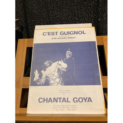 Chantal Goya Jean-Jacques Debout C'est Guignol Partition Chant Piano Accords
