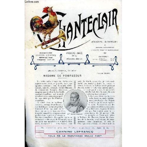 Chanteclair N 54 - Une Repetition Au Theatre De Madame De Pompadour Par Jean-Jose Frappa, Le Professeur Persillier-Lachapelle, De Montreal