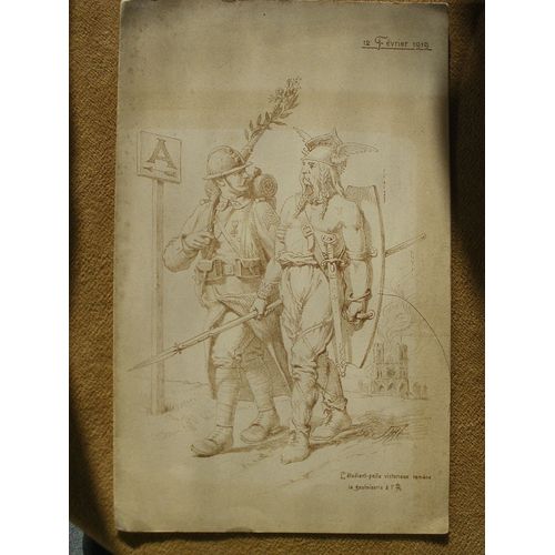 Chants D'auvergne Avec Textes Patoois Et Traduction En Franais (Othographe Phontique) Rassembls Par E.D. &  L'etudiant-Poilu Victorieux Ramne La Gauloiserie  L'a (Grand Concert De Bienfaisance)   de E.D. & Collectif