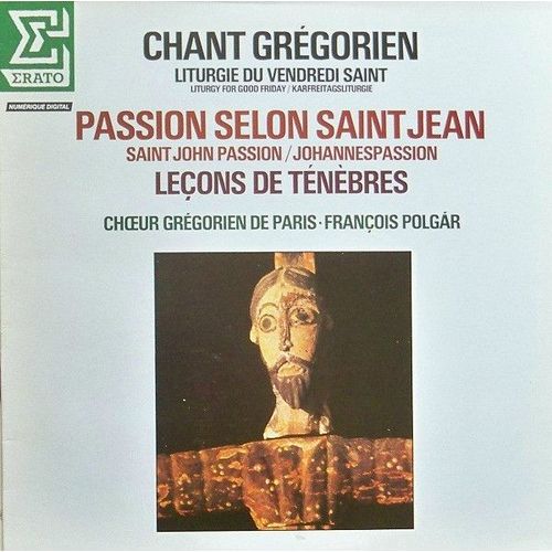 Chants Grgoriens Liturgie Du Vendredi Saint Restitution Musicale Andr Madrignac Par Herv Lamy Jean-Pascal Ollivry Dominique Dauzet Guillaume Fa Choeur Grgorien De Paris Dir Franois Polgar Chant - Chant Monodique Chrtien Leons De Tnbres De Lamentatione Jeremiae Prophetae Leon D'hilaire De Poitiers Trisagerion Et Improperia Passion Selon Saint Jean Hymne Pange Lingua Gloriosi Lauream