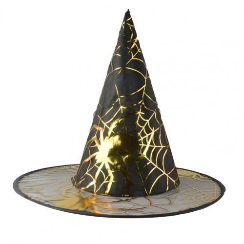 Chapeau De Sorcire Uni Et Vari Pour Hommes Et Femmes,  La Mode Pour Halloween, Casquette De Cosplay En Gaze  Motif Unique Et lgant, Cadeaux
