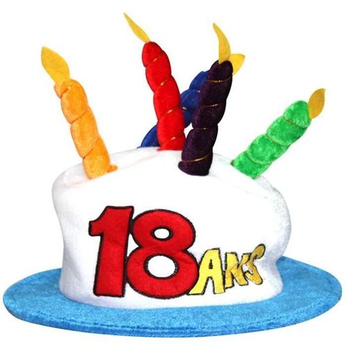 Chapeau Gateau Anniversaire 18 Ans