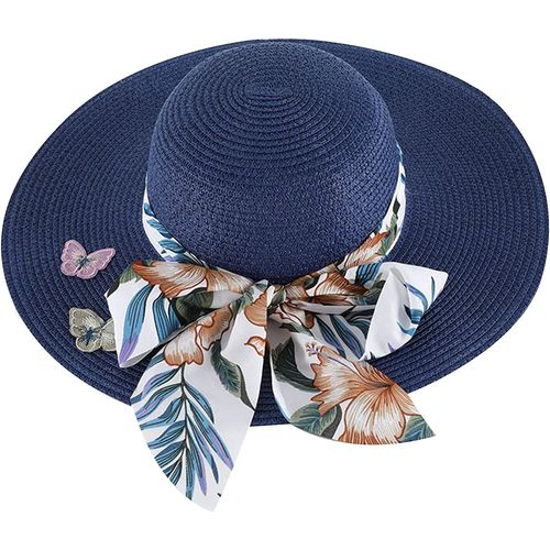 Chapeaux d'été pour Femmes Larges Femmes Paille Chapeau de Plage Petite