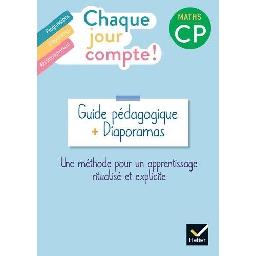 Maths Cp Chaque Jour Compte ! - Guide Pdagogique + Diaporamas    Format Non Precis 