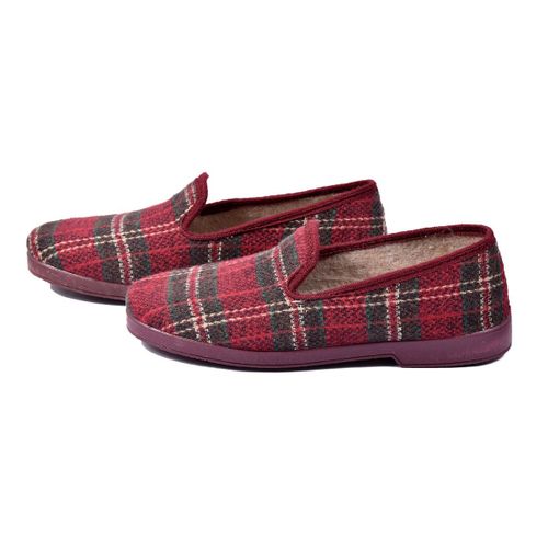 Charentaise Femme Pantoufle Premium 2130 Bordeaux