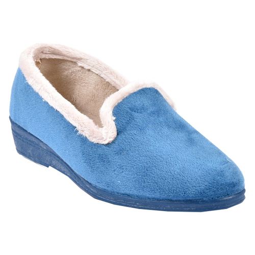 Charentaise Femme Pantoufle Premium 262 Suapel Bleu