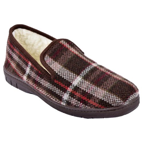 Charentaise Homme Pantoufle Fourree Mu9984 Marron - 40