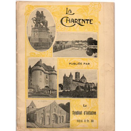 Charente - Guide Syndicat D'initiative 1910 - Plan Angoulme   