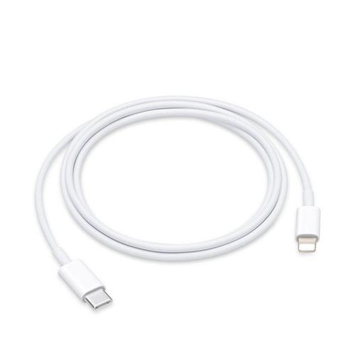 Charge rapide de donnes Cble USB Chargeur rapide 20W Chargeur Cble Chargeur fil pour iPad pour iPhone 12 Blanc