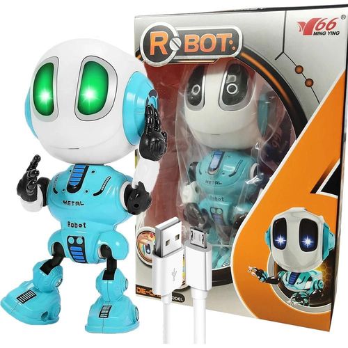 Charge Robot-B - Mini Robot Parlant Intelligent Pour Enfants, Jouet ducatif, Robot Humanode, Avec Sens Inductif