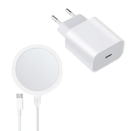 Chargement Sans Fil De L'ue - Chargeur Magntique Sans Fil Pd 20w, Charge Rapide Usb C Pour Iphone 14 11 12 13 Pro Max X Xs Xr Se