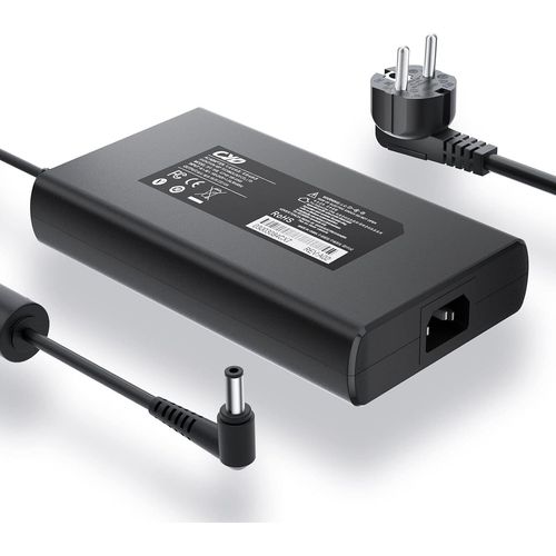 Chargeur 180W Compatible avec MSI Gaming Laptop GF75 GF65 GS63VR GS75 GS70 GT70 GT60 GV72 GE62 GE70 GS73 GP60 GP72 GP62 GL72 WS65 GX60 Alimentation Adaptateur