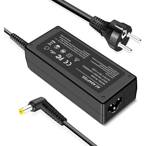 Chargeur 65W pour Acer Aspire 1 3 5 E15 E1 E3 E5 ES1-531 ES1-511 5250 5253 5336 5349 5517 5534 5552 5560 5733 5750 7560 V3 V5 V7 R3 R7 S3 5732Z 5734Z 5750Z-Connecteur 5,5 x 1,7 mm