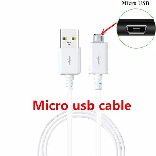 Chargeur Avec Cble Micro Usb,Prise Eu Us,Adaptateur Android Pour Samsung S3 S4 J3 2016 J5 J7 2017 J6 A6 A7 2018 Redmi 5a 6 Note 5 Pro - Type Black-Cable