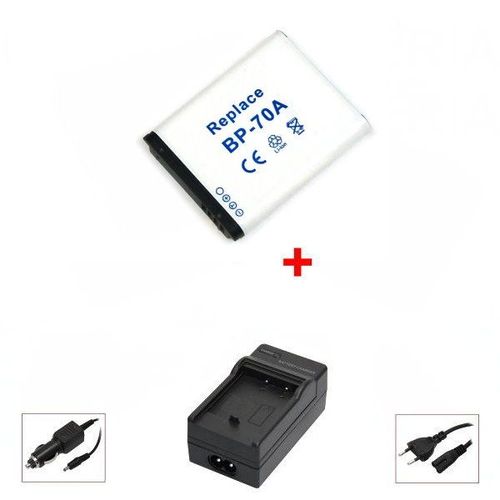 Chargeur + Batterie EA-BP70A pour Samsung ST71, ST76, ST77, ST78, ST79, ST80, ST88