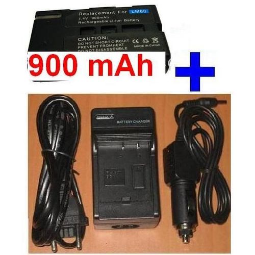 Chargeur + Batterie Pour SAMSUNG VP-D375W VP-D371 **900mAh**
