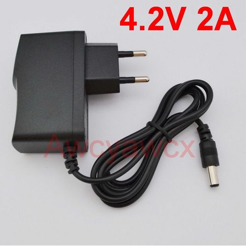 Chargeur de batterie 21V l'autorisation 25.2V l'autorisation 8.4V Pipeline 12.6V 2A16.8V Pipeline 3A18650,adaptateur secteur pour batterie au lithium 2S 3S 4S 18650 Eddie ion - Type 4.2V 2A-EU plug