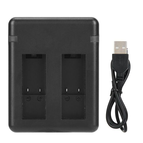 Chargeur de batterie double port Type-C pour camera d'action FB-DC-AHDBT501 pour GoPro Hero 5/6/7