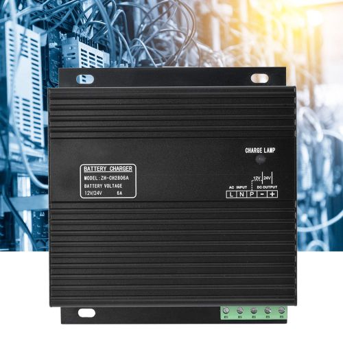 Chargeur De Batterie Intelligent 12 V/24 V 6 A Pour Groupe Electrogene Derv