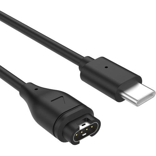 Chargeur De Montre Compatible Avec Garmin Fenix 7x Pro/7x/7s Pro/7s/7 Pro/7/6s/6x/6/5s/5x Plus/5x/5 Plus/5/Forerunner 645, Socle De Charge De Remplacement Avec Cble Usb-C De 3,3 Pieds/1 M, Noir