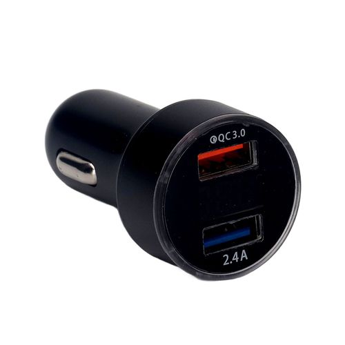 Chargeur De Voiture 1 En 3, Charge Rapide Et Sure, Protection Contre La Surchauffe, Interface Usb, Detection Automatique, Adaptateur De Chargeur