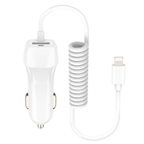 Chargeur De Voiture Avec Cble Micro Usb Et Type C,Adaptateur,Allume-Cigare,Pour Iphone 12,11,Xr,8,Pour Camion- For Iphone -A