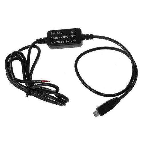 Chargeur De Voiture Micro Usb Sortie 12v  5v 3a Convertisseur DAlimentation Pour Pda Dvr Cam