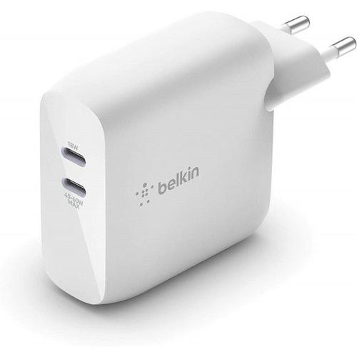 Belkin Boost Charge Gan - Adaptateur Secteur - 108 Watt - 4 Connecteurs De Sortie (2 X Usb, 2 X Usb-C) - Blanc